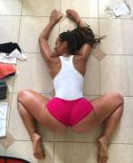 On the floor