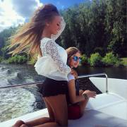 On a boat