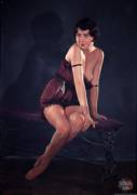 Studio photo by Edwin Bower Hesser, 1920s (colorized)