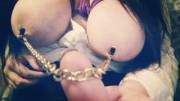 Trying out the new collars during playtime [ex-post /r/bondage amateur album &amp; gif]