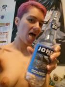 What happens after watermelon _bubblegum finishes a Jones soda?