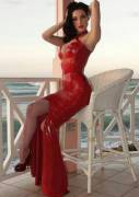 Red dress