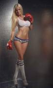 Boxer babe