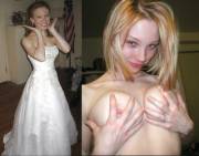 Busty Blonde Bride