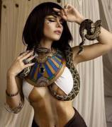 Captain Irachka as Cleopatra