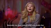 Chloe Grace Moretz talks about Freshman Year [OC]