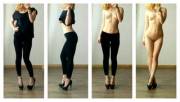 Do you like leggings and high heels? (f)