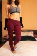 Leggings and arm warmers [f]