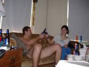 Sharing a beer