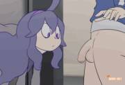 Hex Maniac Spooky Blowjob GIF (bard-bot) [Trainer]