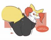 [Poke] Braixen getting a reward