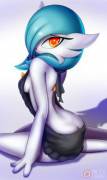 Gardevoir in THAT Sweater (2 Image Album, Source: Rilex Lenov on Pixiv)