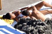 Nicole Scherzinger Sunbathing