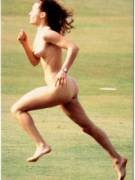 Sheila Nicholls strolling naked in public