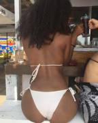 White Bikini Black Ass