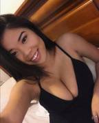 Busty in black