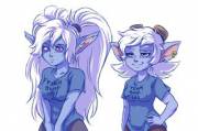 Team Blue (Poppy, Tristana) [Gannadene]