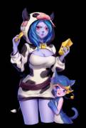 Rule 63'd Moo Cow Alistar [柯子]