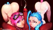 Jinx and Vi sucking balls (SvensPronFest)