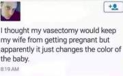 magical color changing vasectomy