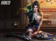 Rule 63 Hanzo (Liang Xing)[Overwatch]