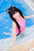 K-ON! Nakano Azusa (swimsuit ver.) by Mashiro Yuki