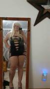 Tried on a wig...took some pics