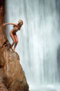 Waterfall diving