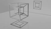 Tesseract and shadow