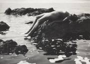 "Anna at the Seaside" photographed by Rudolf Koppitz (c. 1929)