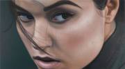 Sasha Grey drawing by Richard Phillips