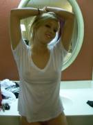 Bottomless blonde.