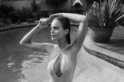 In the pool