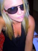 Downblouse selfie