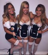 Three french maids