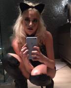 Pixie Lott as a slutty cat