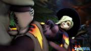 Witch Mercy anal sex [FxM]