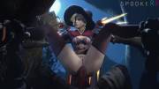 Witch Mercy anal sex [FxM]