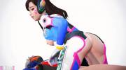 D.Va riding Soldier (kallenz)