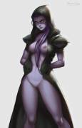 Widowmaker wearing Reapers Coat(Dandon Fuga)