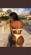 Yellow bikini