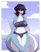 Eager shark by Materclaws.