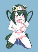 Frog Girl Having Fun by Herself (tumblr: JuicyHeaven) [Boku no Hero Academia]