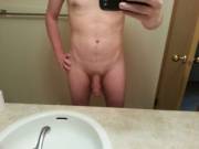 [M] Had a few hours to myself today, decided I'd embrace a bit of a nudist lifestyle. Fyi, Cooking around the stove is kind if dangerous.