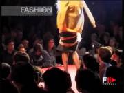 Stripping on the catwalk