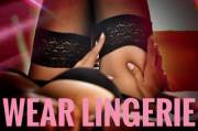 (Sissy walls)Wear lingerie