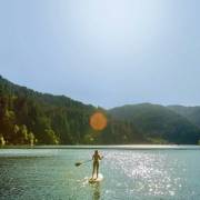 Paddle boarding