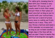 Just a simple slap [Alpha Female, Wimp, Catfight]