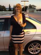 Parking Structure MILF Boob