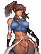 Korra, stylized